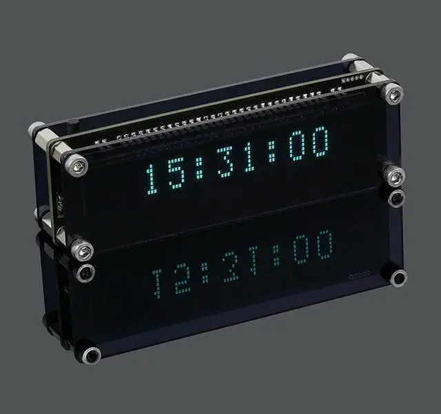 Main image of VFD Clock Vacuum Fluorescent Display Timing Automatic Calibration