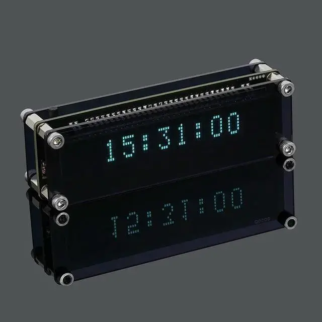 Alt view image 2 of 3 - NVARCHER VFD Clock Vacuum Fluorescent Display Timing Automatic Calibration