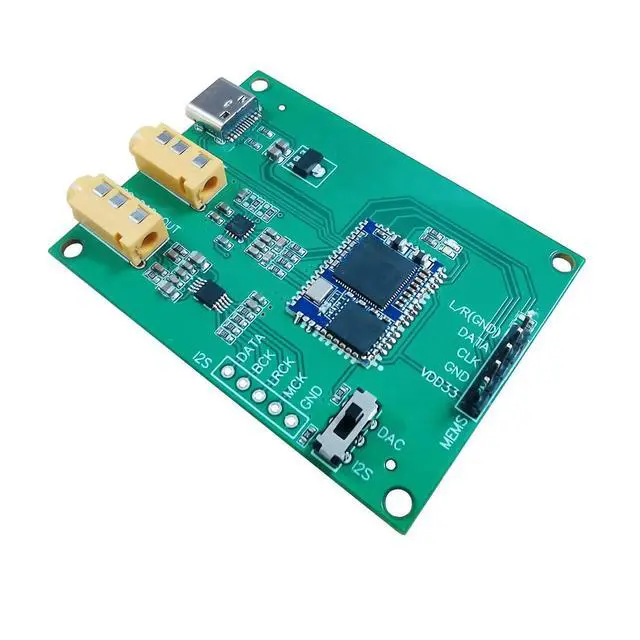 Alt view image 3 of 6 - PDM MEMS Digital Microphone To I2S PCM Analog Output DAC 16bit 48K