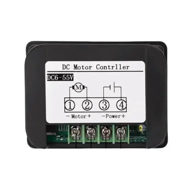 Alt view image 2 of 4 - PWM remote control ligent DC brushed motor governor supports dual-speed forward and reverse rotation function