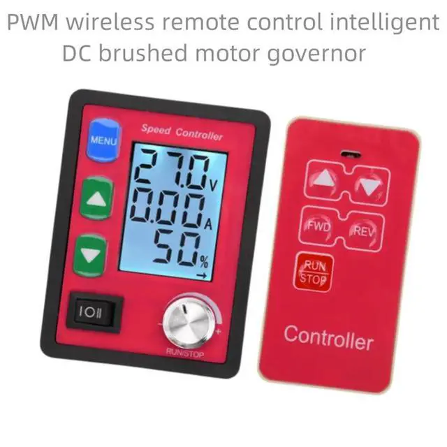 Main image of PWM remote control ligent DC brushed motor governor supports dual-speed forward and reverse rotation function