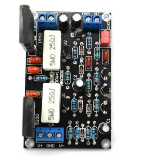 Alt view image 2 of 3 - Original 2SC5200+2SA1943 Mono 100W Finished Power Amplifier Board High Power Mono