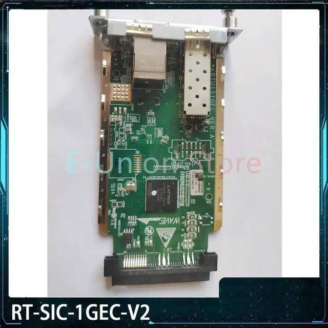 Main image of 1-Port Gigabit Electrical (RJ45)+1-Port Gigabit Optical (SFP Combo) Ethernet SIC Module RT-SIC-1GEC-V2