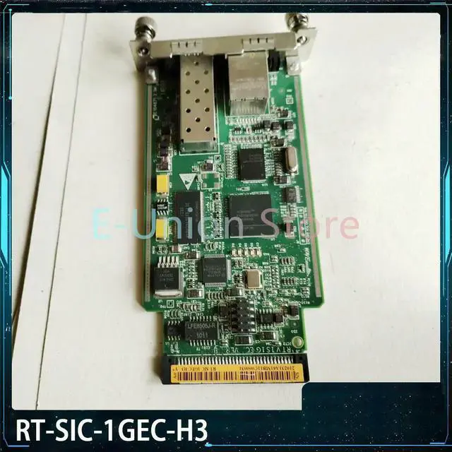 Main image of RT-SIC-1GEC-H3 1-Port Gigabit Ethernet (RJ45) For MSR2600 3600 5600 And Other Series Routers