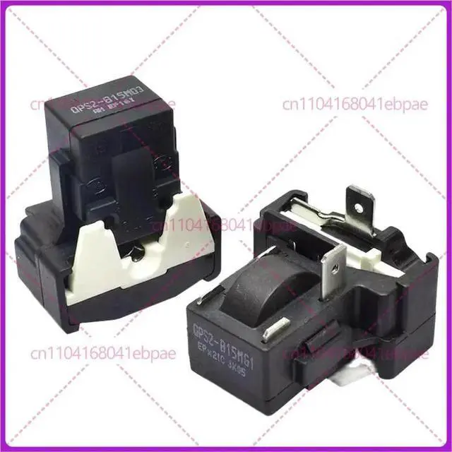 Alt view image 2 of 3 - for Refrigerator Compressor Starter Protector QPS2-B15MG1 QPS2-B15MD3 QPS2-A15MG1 Starter 1 Plug