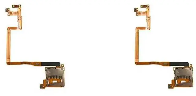 Main image of 2X L R Shoulder Button Module Flex Ribbon Cable For Ndsi SD Card Reader Slot Button Replacement Spare Accessory