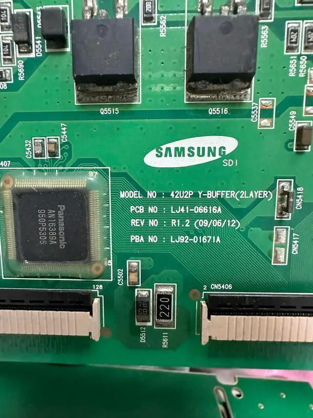 Main image of good S42AX-YB08 buffer plate LJ41-06616A LJ92-01671A REV:R1.2