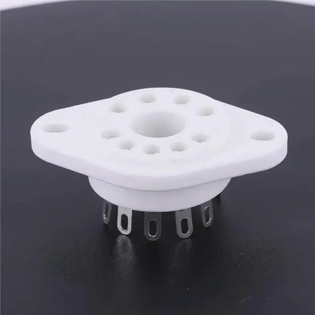 Alt view image 3 of 3 - For Siemens F2a E2e RS1003 Compatible 2PCS GZC9-P Tin Plated 9Pin Tube Socket- Vintage HIFI DIY Audio Component