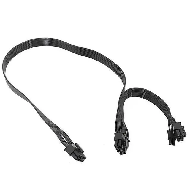 Alt view image 3 of 3 - 2X PSU VGA 8Pin Male To Dual Pcie 8 (6+2) Pin Male PCIE GPU Power Cable For G1 G2 G3 G+ G5 G6 GT GA P2modular Power