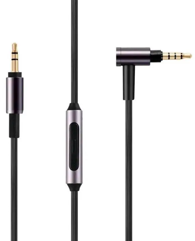 Alt view image 3 of 3 - For Headphone WH-1000XM3 XM2 XM4/H900N H800 Compatible 3.5Mm Audio Cable With Mic- 1.5 Meter Length