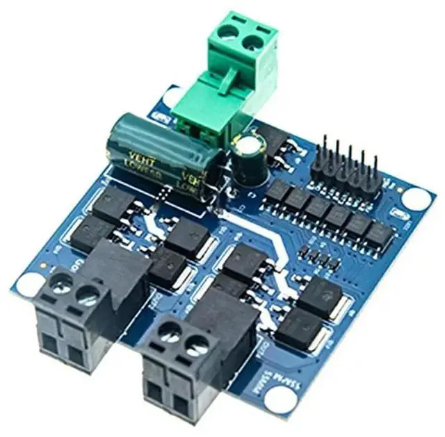 Main image of Industrial Grade Dual Way DC Motor Drive Module 7A 160W PWM Speed Control L298 Logic Board Positive Negative
