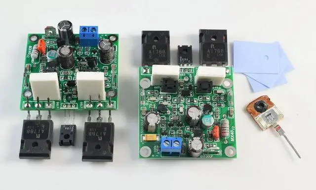 Alt view image 2 of 3 - 2pcs MX40 Stereo Power Amplifier Board 50W 8R Finished