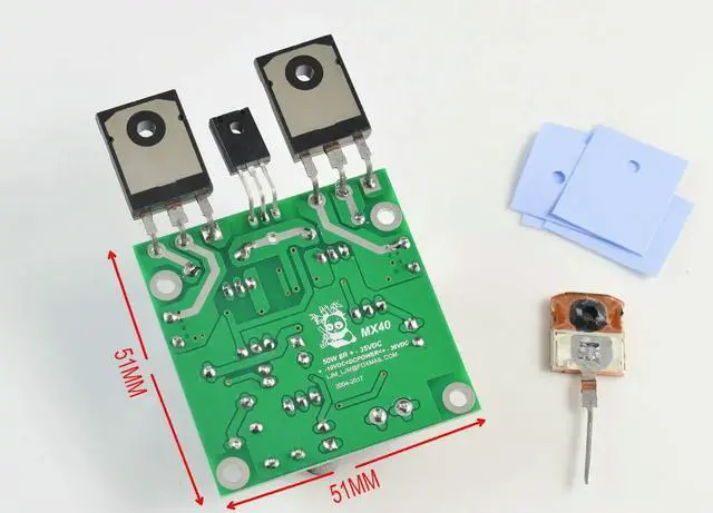Alt view image 3 of 3 - 2pcs MX40 Stereo Power Amplifier Board 50W 8R Finished