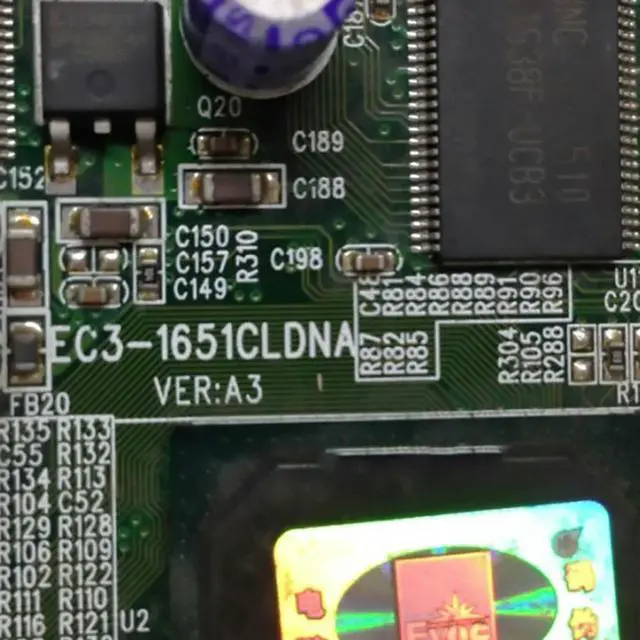 Alt view image 3 of 3 - Embedded Industrial Medical Equipment Motherboard EC3-1651CLDNA VER:A3