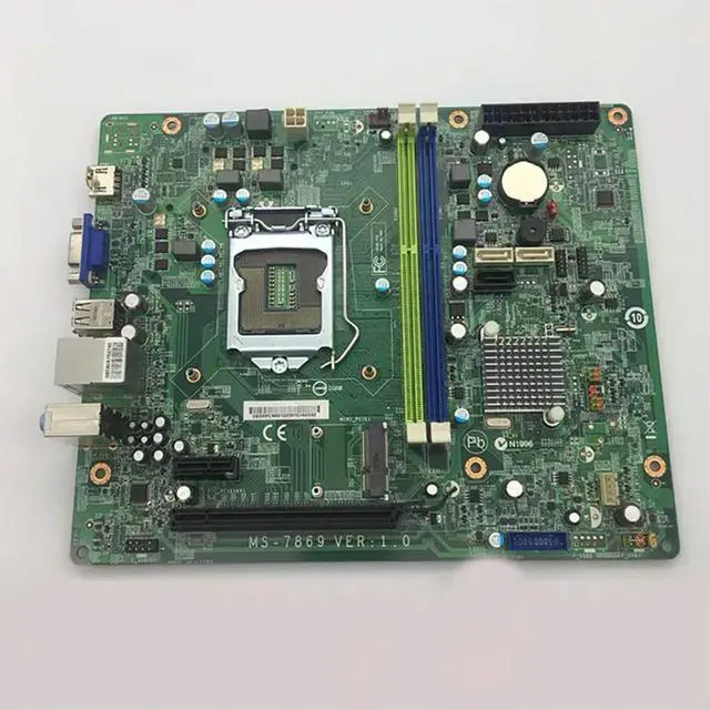 Alt view image 3 of 3 - MS-7869 V1.0 H81 LGA1150 USB 3.0 Motherboard Works ly ATC-605 SX2885 ATC605