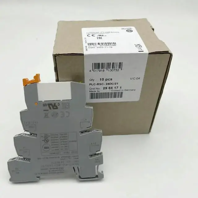 Alt view image 3 of 3 - 10 PCS PLC-RSC- 24DC/21 2966016 2966171 Relay Module