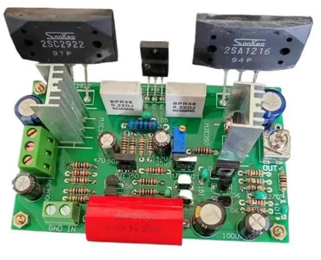 Main image of Sanken 2SC2922 2SA1216 HIFI 200W Power Amplifier Board DC24V-50V