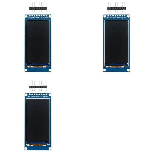 Alt view image 2 of 3 - 3Pcs 1.9Inch IPS Full Angle TFT Display Screen LCD Screen Color Display Module SPI Serial Port 170X320 ST7789