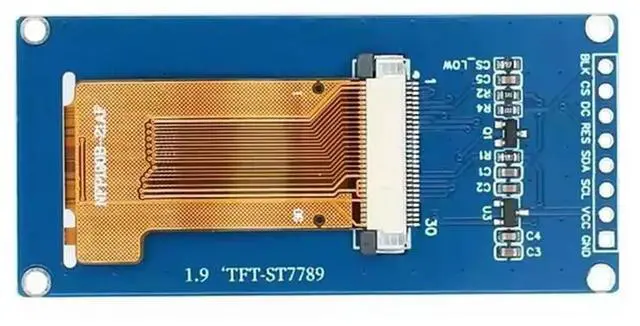 Main image of 3Pcs 1.9Inch IPS Full Angle TFT Display Screen LCD Screen Color Display Module SPI Serial Port 170X320 ST7789