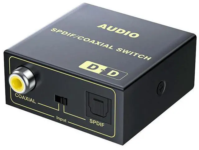 Main image of digital AudiO Converter fiber Optic To Coaxial AudIo CoaxiaL Fiber optic tO TV Connected to Digital Audio