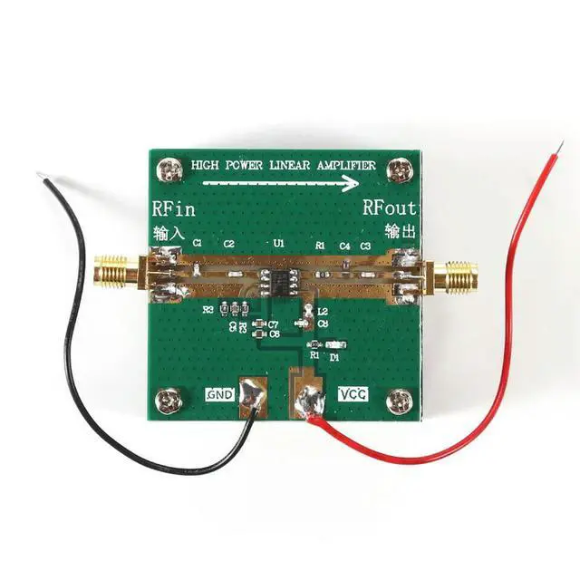 Alt view image 4 of 6 - RF2126 RF Power Amplifier 2.4GHZ 1W Bluetooth Amplifier Image Transmission Amplifier with Heat Dissipation
