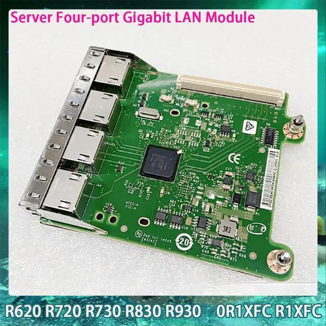 Main image of 0R1XFC R1XFC R620 R720 R730 R830 R930 Server Four-port Gigabit Network Card Module NIC