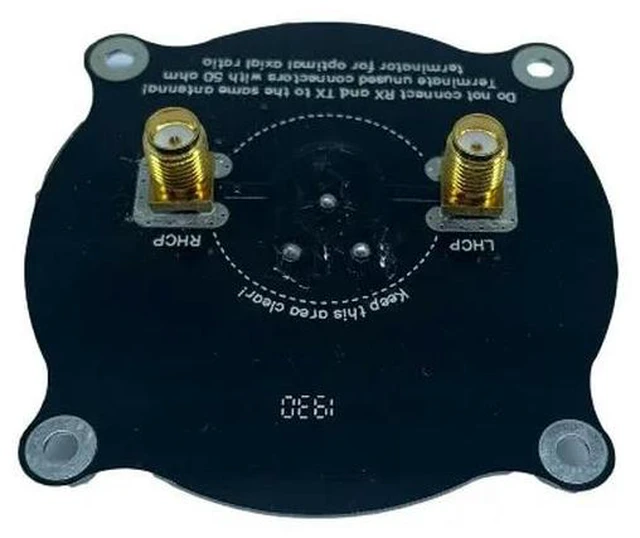 Alt view image 5 of 6 - Pagoda Triple Feed Pagoda Antenna Left and Right Rotation Receiving Antenna 5.8G Pagoda Flat Antenna