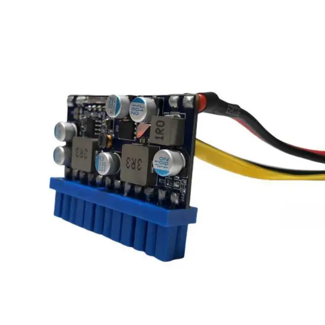 Alt view image 6 of 6 - 1Pcs DC-ATX-300W Mini ITX Direct Plug Power Module Conversion Board Soft Route 12V High Power Direct Plug 24PIN DC to ATX