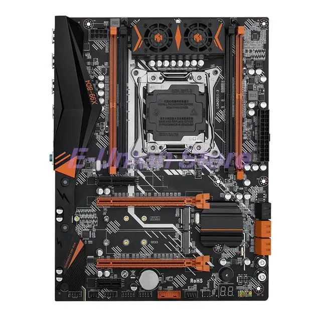 Alt view image 3 of 3 - Server Mainboard X99 LGA 2011-3 4-Channel DDR4 X99-BD4 Works ly
