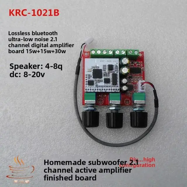 Main image of Mobile Movie-Watching Artifact Active Subwoofer Upgraded Bluetooth Digital Amplifier Board 2.1 Channel 15W*2+30W