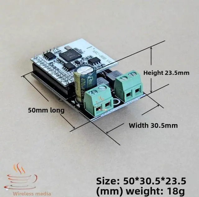 Alt view image 2 of 3 - Mono 60W Digital Amplifier Board Bluetooth Amplifier High Power No Background Noise Car Active Ceiling Speaker DIY