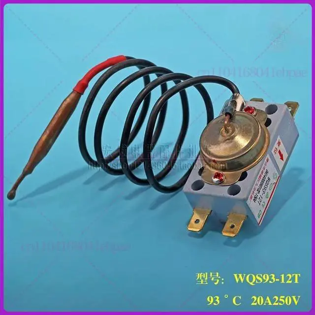 Alt view image 2 of 3 - For Nine Dragons WQS93-12T thermostat 20A manual reset electric water heater temperature control universal WQS95-12