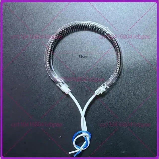 Main image of 220 Voltage Convection oven parts air fryer parts round glass heating tube 12cm 1200W