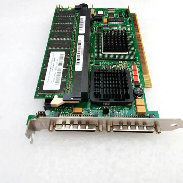 Alt view image 2 of 3 - PCBX518-B1 Logic Dual Channel SCSI Array Card 128M