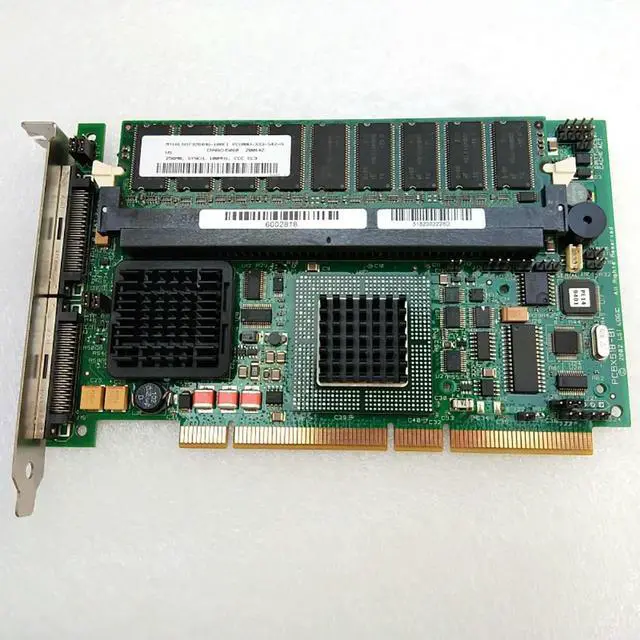 Alt view image 3 of 3 - PCBX518-B1 Logic Dual Channel SCSI Array Card 128M