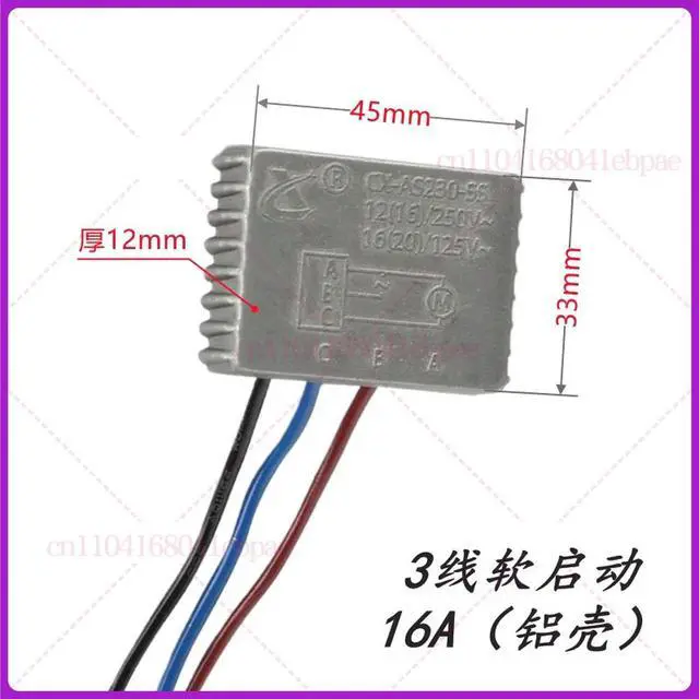 Alt view image 2 of 3 - for Suitable Slotting/Angle Grinding/Cutting/Aluminum Saw/Chain Saw etc. Driver Module 3-wire 16A soft start