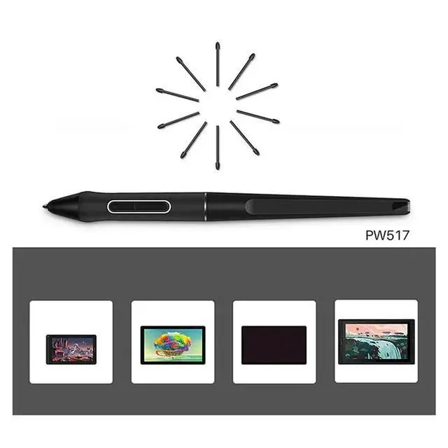 Alt view image 2 of 3 - 20 Pack Replacement Nibs For HUION Stylus Pen Display Kamvas 12, Kamvas 13, Kamvas 16 2021, Kamvas 22, Kamvas 22 Plus