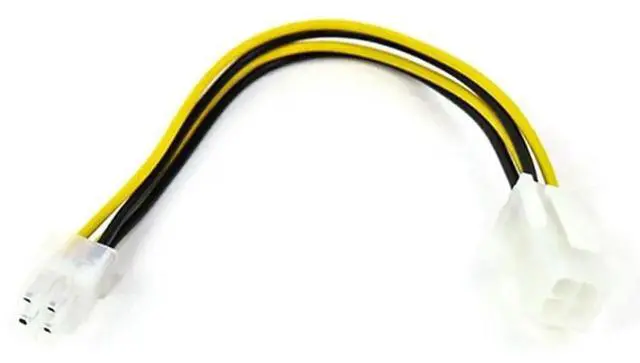 Alt view image 2 of 3 - 20PCS 20Cm 4Pin Power ATX 4 Pin Male To Female PC CPU Power Supply Extension Cable 4Pin Connector Adapter