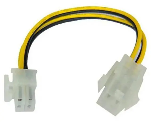 Alt view image 3 of 3 - 20PCS 20Cm 4Pin Power ATX 4 Pin Male To Female PC CPU Power Supply Extension Cable 4Pin Connector Adapter