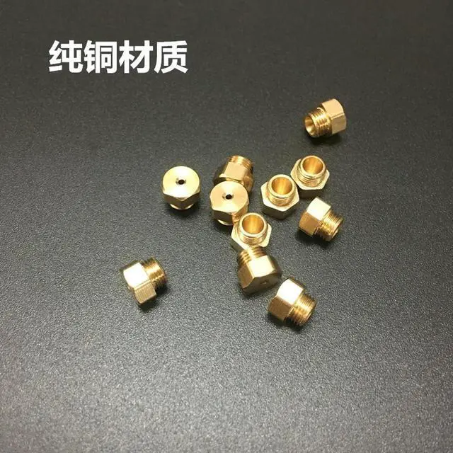 Main image of 20pcs 0.55 Aperture Gas Burner Water Heater Nozzle LPG M5 Nozzle for Stove
