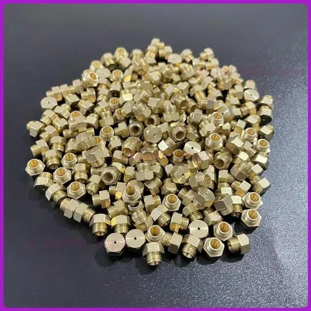Alt view image 2 of 3 - 20pcs 0.55 Aperture Gas Burner Water Heater Nozzle LPG M5 Nozzle for Stove