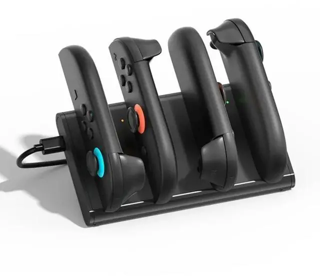 Main image of For Switch 2 Controller Gamepad Dock With Charging Stand Magnetic 4-In-1 Fast Charging Station LED Indicator