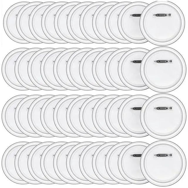 Alt view image 3 of 3 - 50PCS 1.5Inch Button Maker DIY Button Pins, Acrylic Design Button Badge Clear Button Pin Badges Durable Easy Install