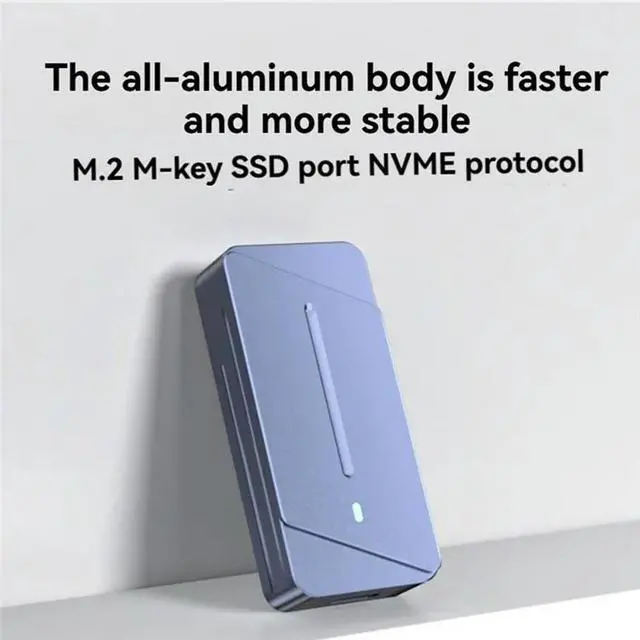Alt view image 2 of 3 - 2230 SSD Enclosure M.2 Nvme SSD Case USB 3.2 Gen 2 Type C 10Gbps USB C External SSD Enclosure For Laptop