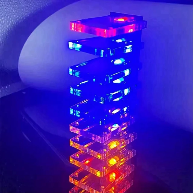 Main image of 2X DIY Sound Control LED Music Spectrum Electronic Kit Column Audio Display PCB Soldering Practice Kit LM358 LM339