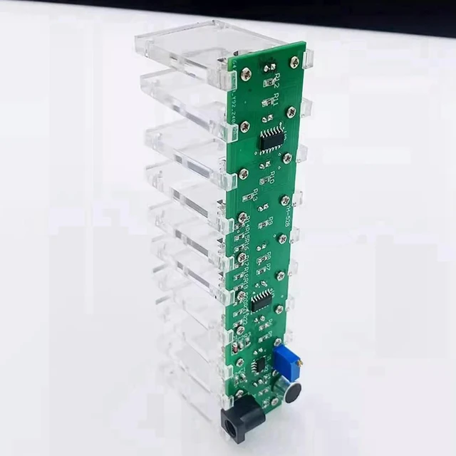 Alt view image 3 of 3 - 2X DIY Sound Control LED Music Spectrum Electronic Kit Column Audio Display PCB Soldering Practice Kit LM358 LM339