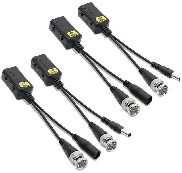 Main image of For 8MP HD-CVI/TVI/AHD/CVBS Camera Video Baluns With Power Connector- Balun HD Cat5 RJ45 To BNC