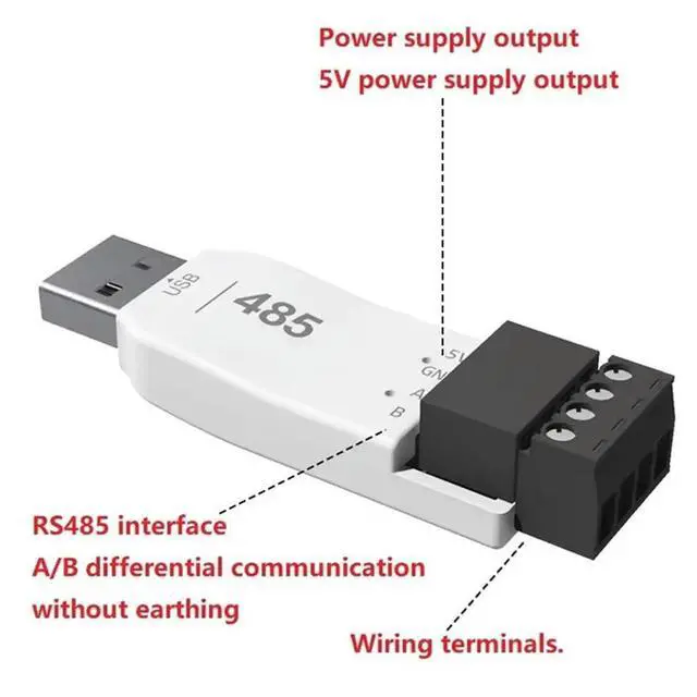 Alt view image 2 of 3 - CH343 USB To RS485 Module 6M RS485 Module Industrial Grade High Speed 6M Baud Rate