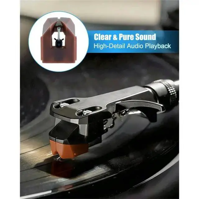 Alt view image 3 of 3 - Elliptical Replacement Turntable Stylus Replace AT-VMN95SH Series Cartridges For VM95 Series