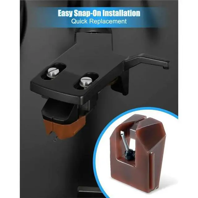 Alt view image 2 of 3 - Elliptical Replacement Turntable Stylus Replace AT-VMN95SH Series Cartridges For VM95 Series